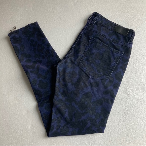 Sandro Denim - Sandro cheetah print corduroy Jeans Size 38